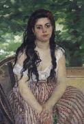 Pierre Renoir Summer(The Gypsy Girl) Sweden oil painting artist